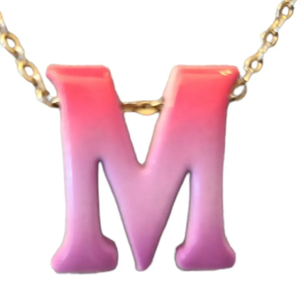 Vintage Necklace Monogram 1/2